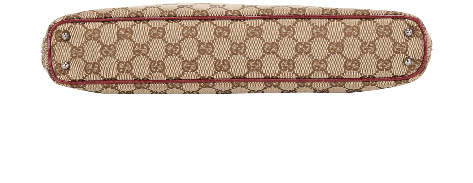 Vintage GG Tote, &pound;295, Handbags, Brown/Burgundy, Canvas/Leather, Top view